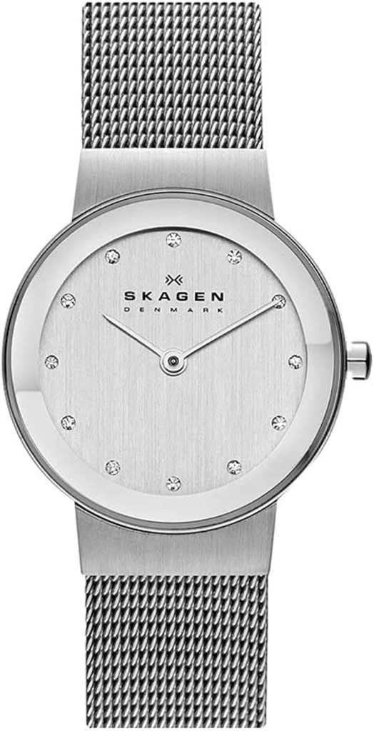 معرفی ۹ ساعت شیک زنانه با قیمت پایین تر از ۵۰۰ دلار - ساعت زنانه Skagen Women’s Mesh and Glitz