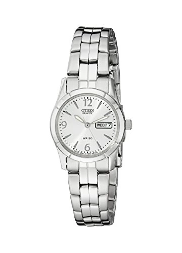 معرفی 10 ساعت عالی زنانه با قیمت کمتر از 100 دلار - ساعت زنانه Citizen Women’s Quartz Silver-Tone