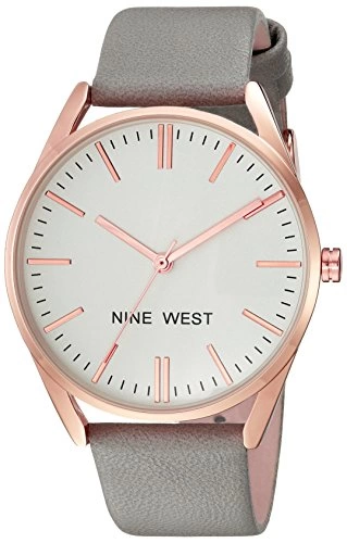 معرفی 10 ساعت عالی زنانه با قیمت کمتر از 100 دلار - ساعت زنانه Nine West Women’s Strap
