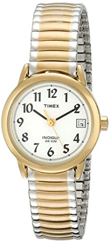 معرفی 10 ساعت عالی زنانه با قیمت کمتر از 100 دلار - ساعت زنانه Timex Women’s Easy Reader Date Expansion Band